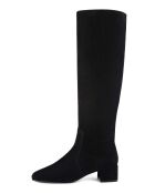 Bottes en cuir suède Quell noires