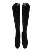 Bottes en cuir suède Quell noires