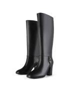 Bottes en cuir Golden Moon noires