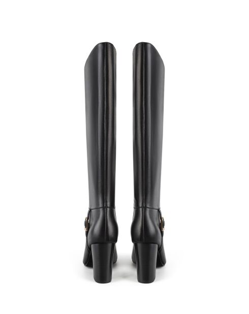 Bottes en cuir Golden Moon noires