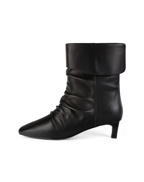 Dark Side Bloom zwarte leren laarzen