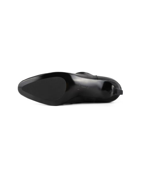 Dark Side Bloom zwarte leren laarzen