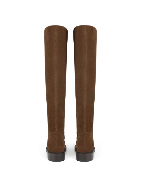 Mr. Jones Maxi-Stiefel aus karamellfarbenem Leder