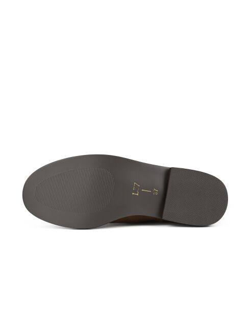 Mr. Jones Maxi-Stiefel aus karamellfarbenem Leder