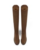 Mr. Jones Maxi-Stiefel aus karamellfarbenem Leder