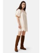 Mr. Jones Maxi-Stiefel aus karamellfarbenem Leder