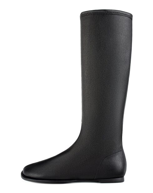Bottes en cuir Aurora'S Shine noires