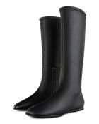 Bottes en cuir Aurora'S Shine noires