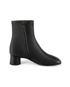 Bottines en cuir Luminous Fade noires