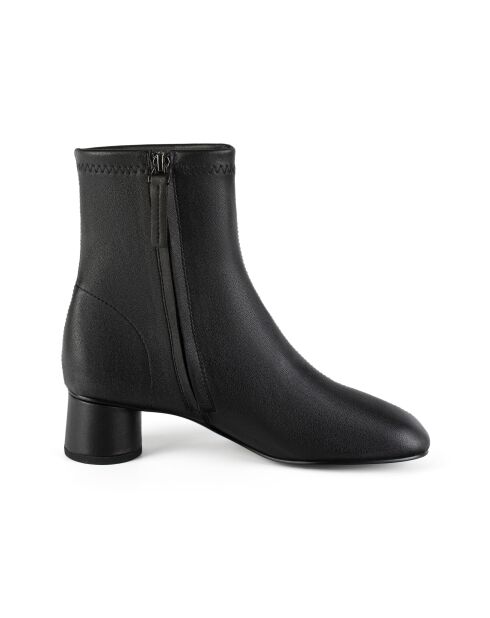 Bottines en cuir Luminous Fade noires
