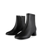 Bottines en cuir Luminous Fade noires