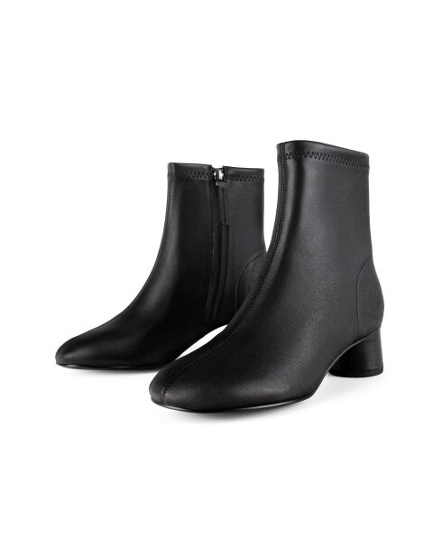 Bottines en cuir Luminous Fade noires