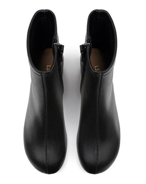 Bottines en cuir Luminous Fade noires