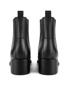 Bottines en cuir Galactic Mist noires