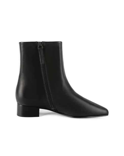 Bottines en cuir Raven Glide noires