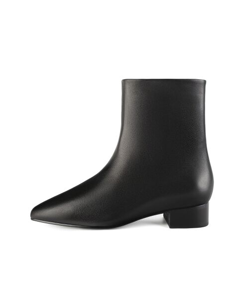 Bottines en cuir Raven Glide noires