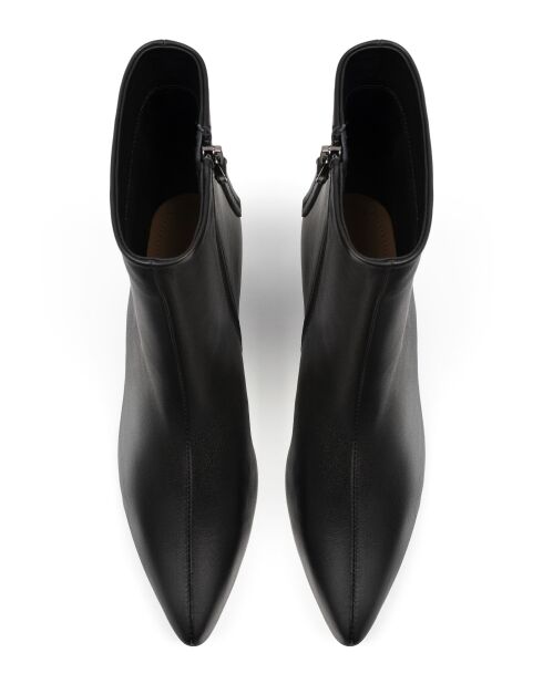 Bottines en cuir Raven Glide noires