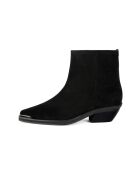 Bottines en cuir Event Horizon noires