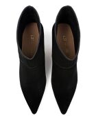 Bottines en cuir Event Horizon noires
