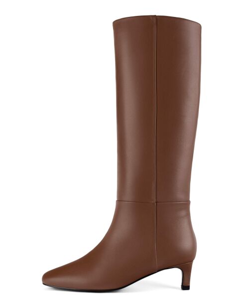 Stivali in pelle marrone Easy To Achieve