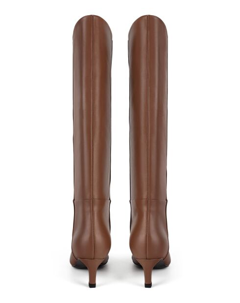 Stivali in pelle marrone Easy To Achieve
