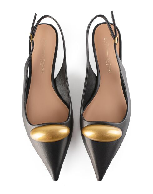 Escarpins en cuir Stay Another Day noires