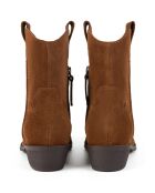 Walk Between Stars Stiefel aus karamellfarbenem Leder