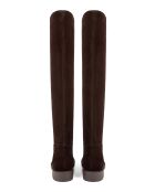 Mr Jones Maxi braune Lederstiefel