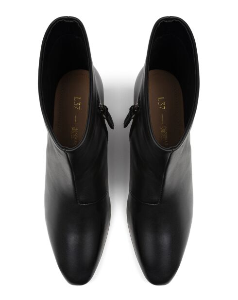 Bottines en cuir Twilight Glimmer noires