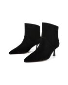 Superluminale schwarze Wildlederstiefel