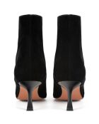 Superluminale schwarze Wildlederstiefel