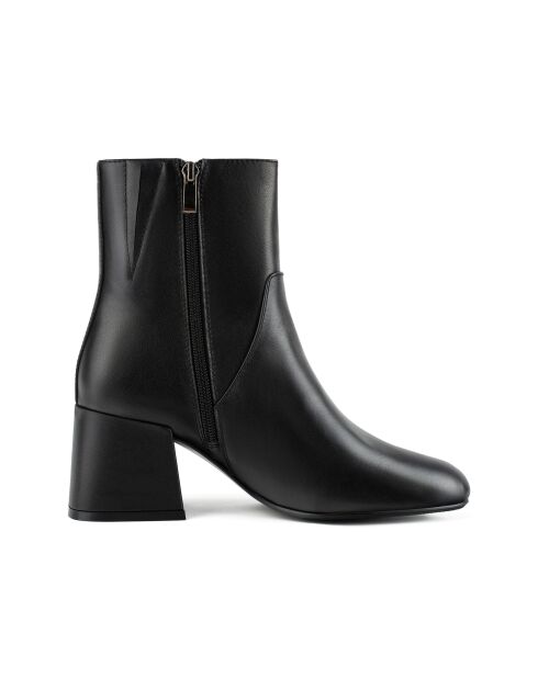 Bottines en cuir Fill Me Up noires