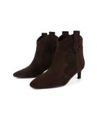 Bottines en cuir Texas Wind marron