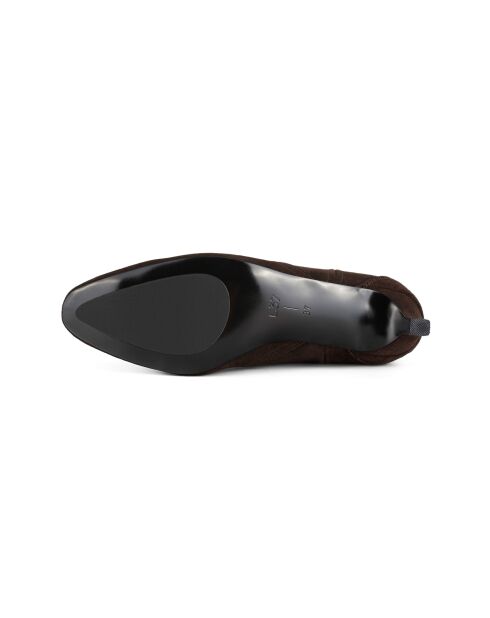 Bottines en cuir Texas Wind marron