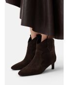 Bottines en cuir Texas Wind marron