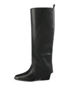 Bottes en cuir To Make It Right noires