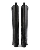 Bottes en cuir To Make It Right noires