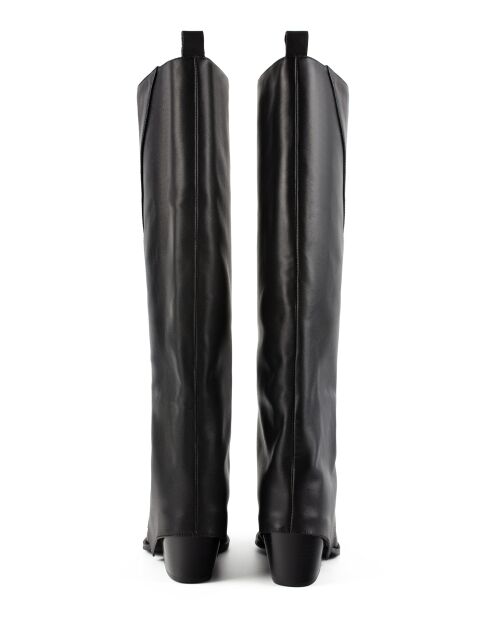 Bottes en cuir To Make It Right noires
