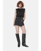 Bottes en cuir To Make It Right noires