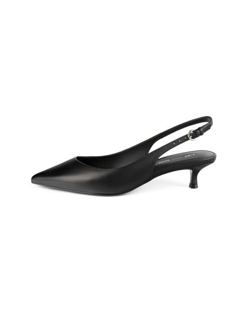 Escarpins en cuir Elegance Essence noirs