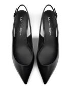 Escarpins en cuir Elegance Essence noirs