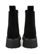 Bottines en cuir suède From The Best noires