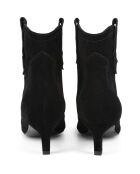 Bottines en cuir Texas Wind noires
