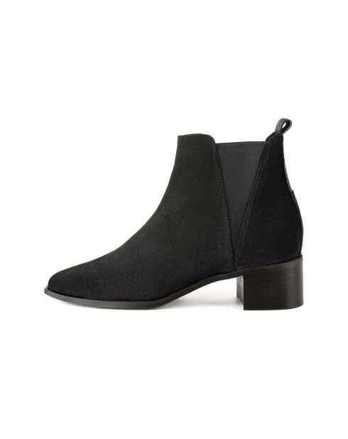 Schwarze Wildlederstiefel Northern Star