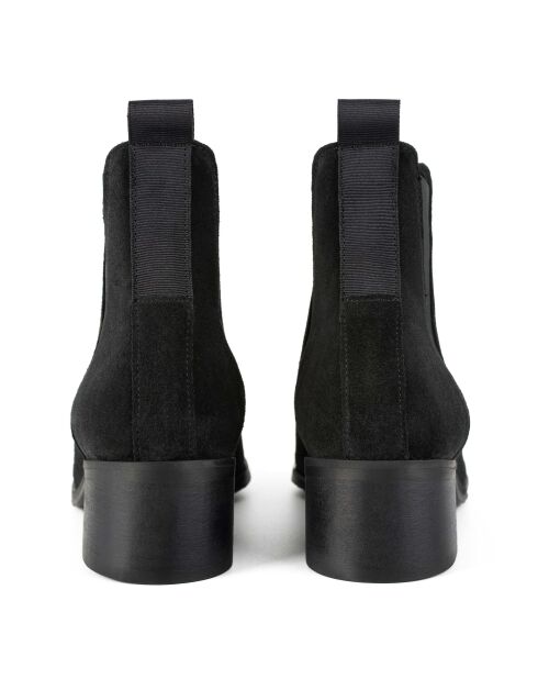 Schwarze Wildlederstiefel Northern Star