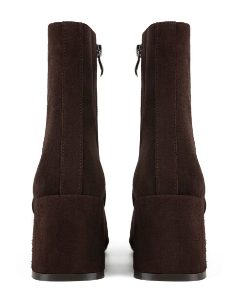 Bottines en cuir Fill Me Up marron
