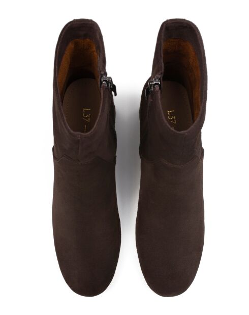 Bottines en cuir Fill Me Up marron