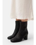 Bottines en cuir Gallop Echo noires