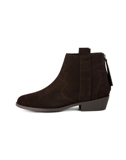 Botas marrones de gamuza Flashback