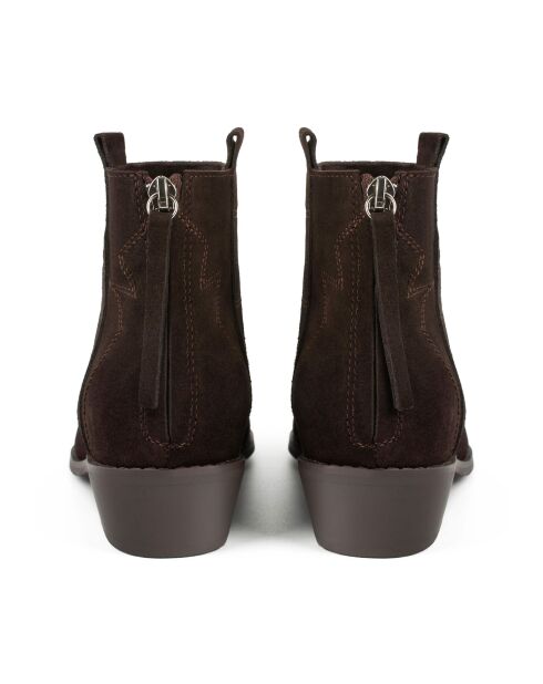 Botas marrones de gamuza Flashback